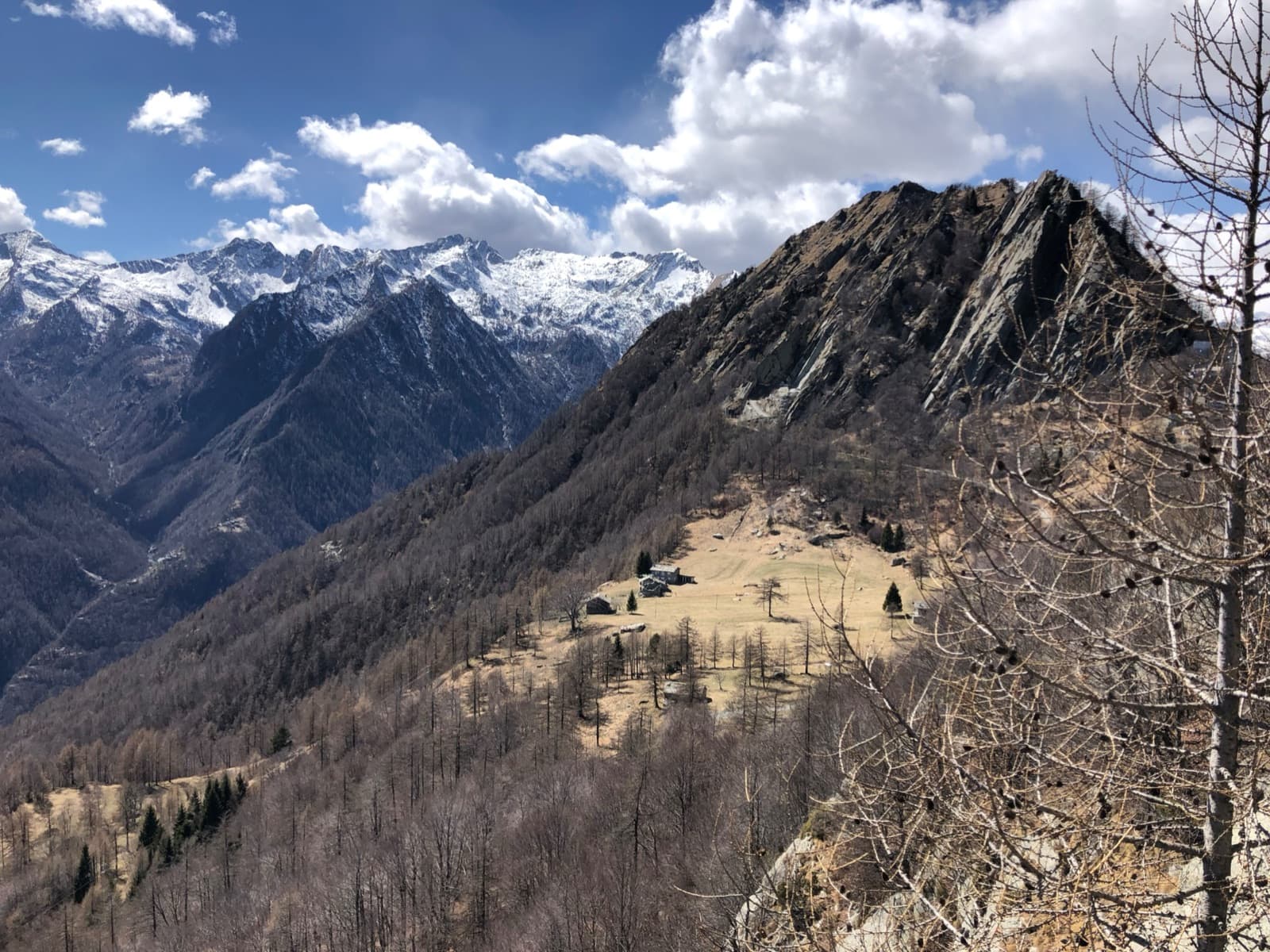 The view across the Champorcher valley from Spigolo Verde, Serra di Biel.